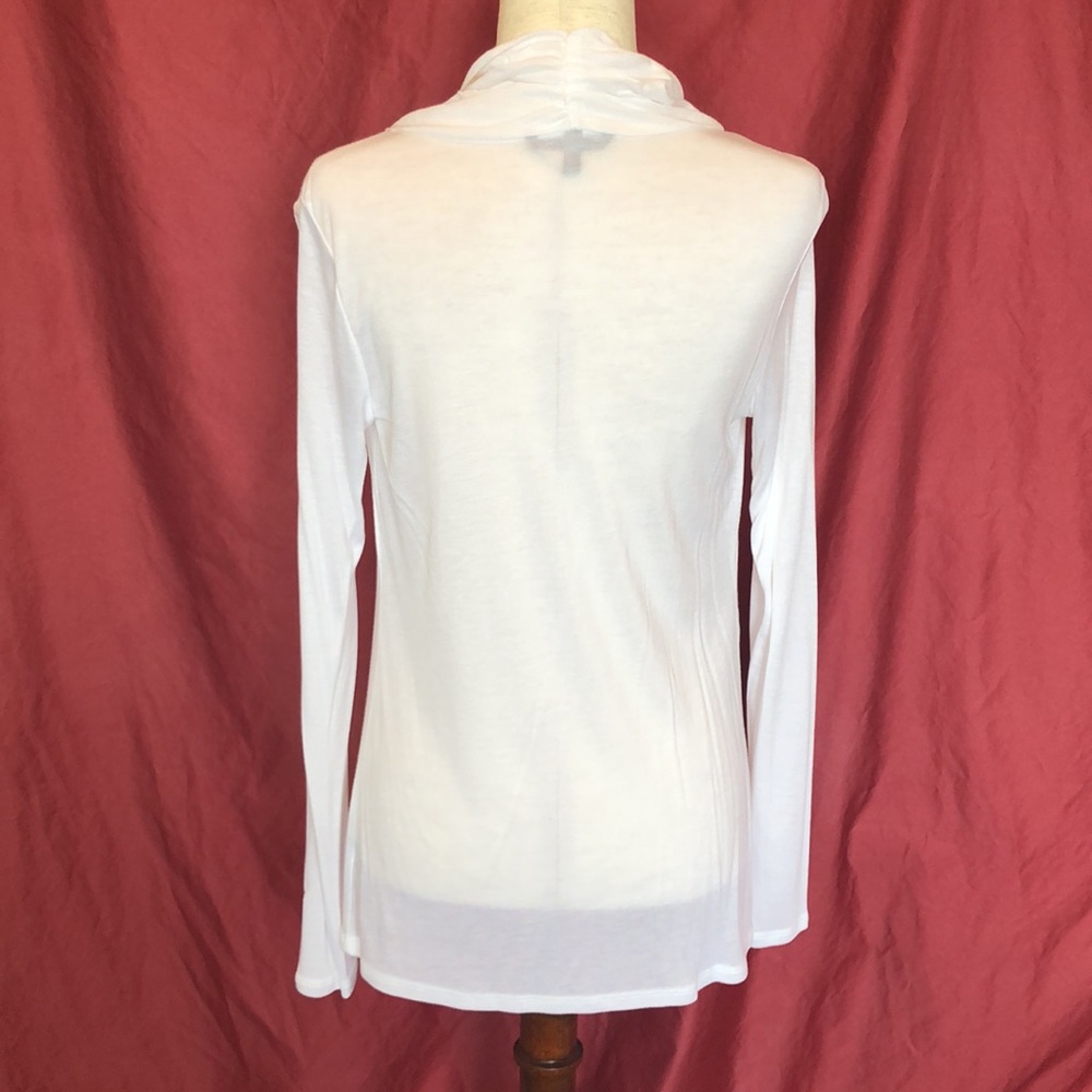 Drape Style Front Crossover Blouse - image 2